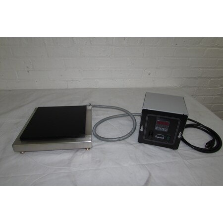 Wenseco Hot Plate, Ind Low Profile 9"x9"x.5" Anod. Alum. Plate, Digital Control HP99OZ